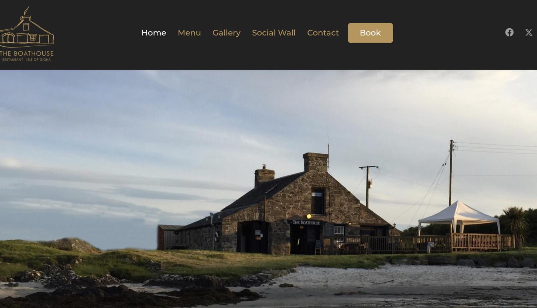 Isle of Gigha Beach View Cottage מראה חיצוני תמונה